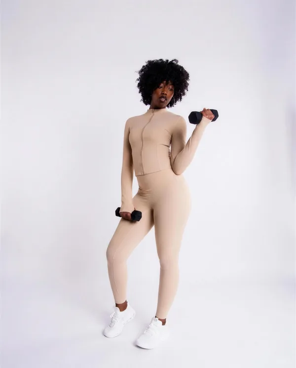 Aurelia Sculpt Legging, Cream